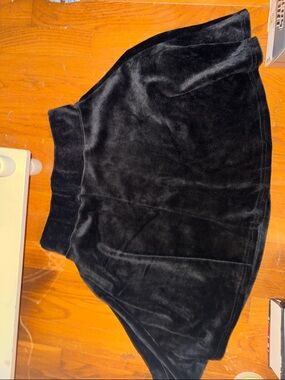 Women’s Black Velvet Skater Skirt plush super soft dolls kill